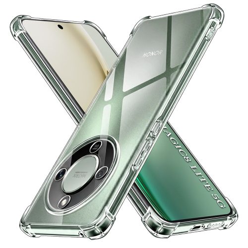 Techsuit - Shockproof Átlátszó Ütésálló Szilikon tok - Honor Magic8 Lite - Átlátszó