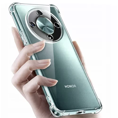 Techsuit - Shockproof Átlátszó Ütésálló Szilikon tok - Honor Magic8 Lite - Átlátszó