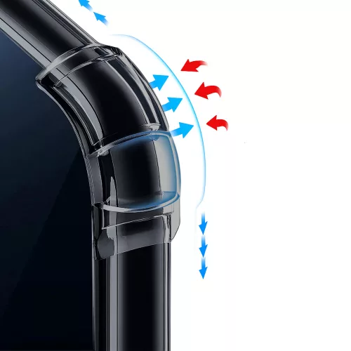 Techsuit - Shockproof Átlátszó Ütésálló Szilikon tok - Honor Magic8 Lite - Átlátszó