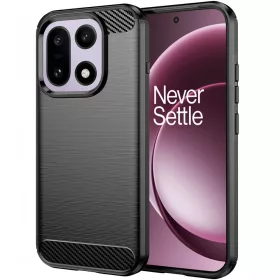 Techsuit - Carbon szilikon tok - OnePlus 15 - Fekete