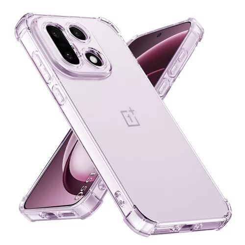 Techsuit - Shockproof Átlátszó Ütésálló Szilikon tok - OnePlus 15 - Átlátszó