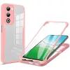 Techsuit - ColorVerse 360 tok kijelzővédővel - Oppo A5 4G / A5 5G - Rózsaszín