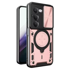   Techsuit - CamGuard Pro ütésálló tok - Xiaomi Redmi 15 4G / Redmi 15 5G - Rosegold