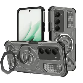   Techsuit - Carbon Shield PRO ütésálló tok - Xiaomi Redmi 15 4G / Redmi 15 5G - Átlátszó fekete