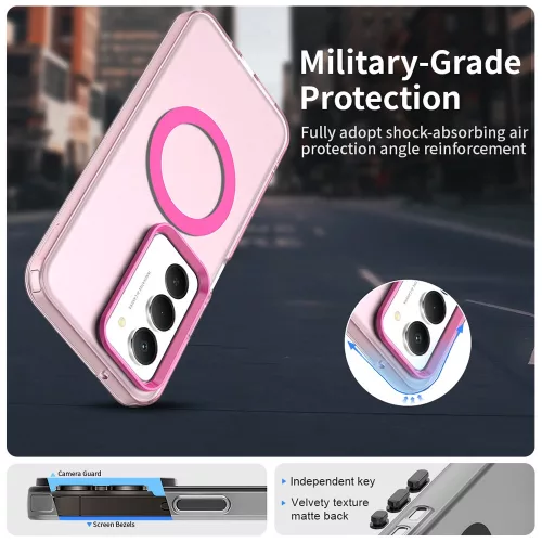 Techsuit - CandyCase MagSafe tok - Xiaomi Redmi 15 4G / Redmi 15 5G - Rózsaszín