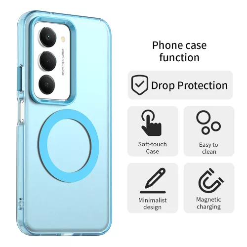 Techsuit - CandyCase MagSafe tok - Xiaomi Redmi 15 4G / Redmi 15 5G - Kék