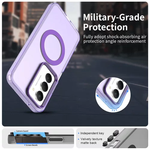 Techsuit - CandyCase MagSafe tok - Xiaomi Redmi 15 4G / Redmi 15 5G - Lila