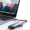 Mcdodo - Hub (HU-7420) - 10in1, 2x USB2.0, 2x USB3.0, USB-C PD100W, VGA, HDMI 4K, LAN, SD/TF Slot, 5Gbps, Type-C Cable - Gray