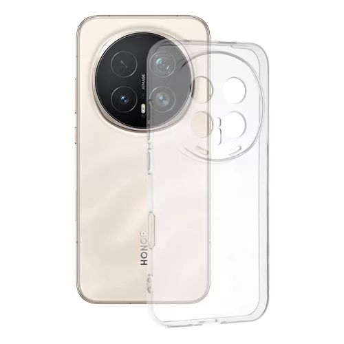 Techsuit - Clear Silicone tok - Honor Magic 8 Pro - Átlátszó