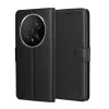 Techsuit - Leather Folio kinyitható tok - Honor Magic8 Pro - Fekete