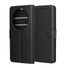Techsuit - Leather Folio kinyitható tok - Honor Magic8 Pro - Fekete