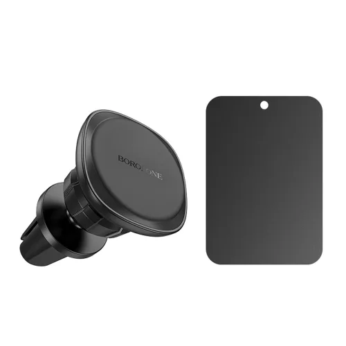 Borofone - Autós tartó Cloud (BH102) - Mágneses Szellőzőrácsra, 360° Állíthatóság, 4.5 - 7" telefonokhoz - Black