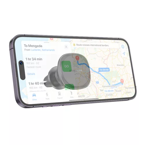 Borofone - Autós tartó Cloud (BH102) - Mágneses Szellőzőrácsra, 360° Állíthatóság, 4.5 - 7" telefonokhoz - Black