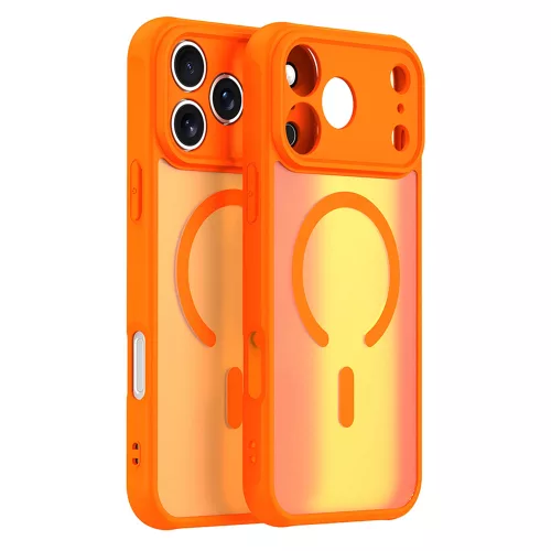 Techsuit - HaloFrost II MagSafe tok - iPhone 17 Pro Max - Orange