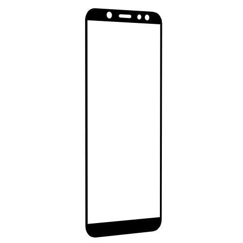 Techsuit - 111D Full Cover / Full Glue üvegfólia - Samsung Galaxy A6 Plus 2018 - Fekete széllel