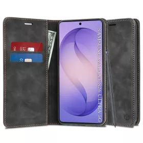   Techsuit - Confy Cover kinyitható tok - Samsung Galaxy S26 Ultra - Fekete