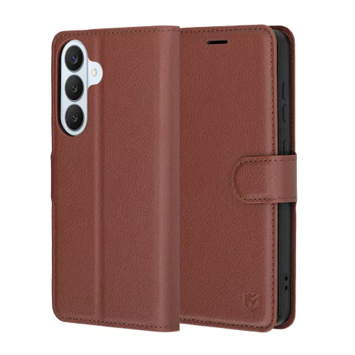Techsuit - Leather Folio - Samsung Galaxy S26 - Brown