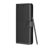 Techsuit - Leather Folio kinyitható tok - Samsung Galaxy S26 Ultra - Fekete