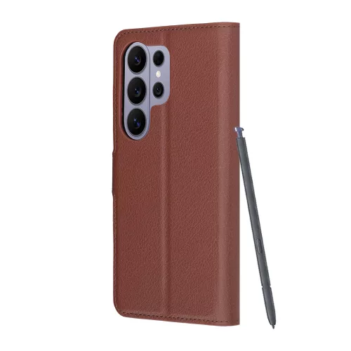 Techsuit - Leather Folio - Samsung Galaxy S26 Ultra - Brown