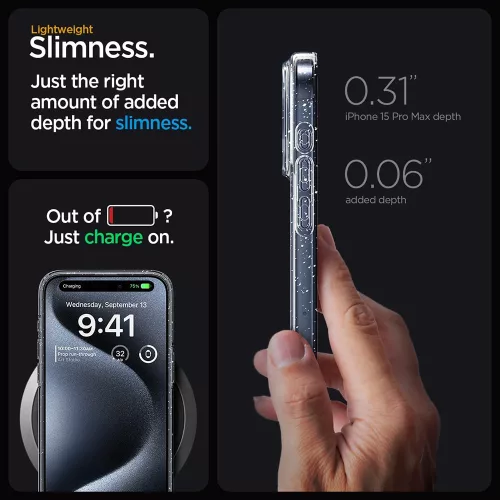 Techsuit - SparkleSkin Series - Samsung Galaxy S26 Plus - Clear