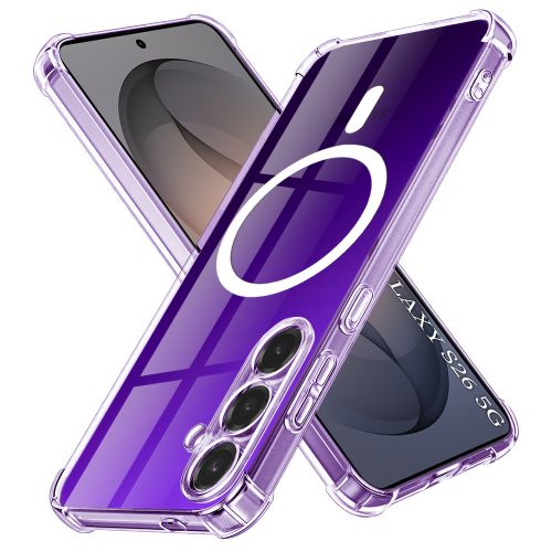 Techsuit - Schockproof Átlátszó Szilikon Magsafe tok - Samsung Galaxy S26 - Átlátszó