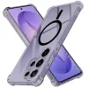 Techsuit - Schockproof Átlátszó Szilikon Magsafe tok - Samsung Galaxy S26 Ultra - Átlátszó fekete
