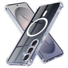   Techsuit - Schockproof Átlátszó Szilikon Magsafe tok - Samsung Galaxy S26 Plus - Átlátszó