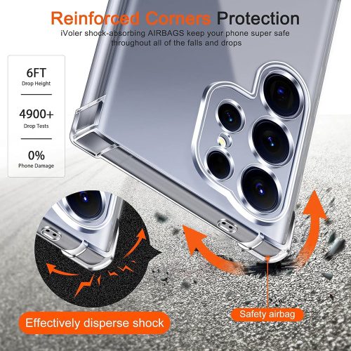 Techsuit - Schockproof Átlátszó Szilikon Magsafe tok - Samsung Galaxy S26 Plus - Átlátszó