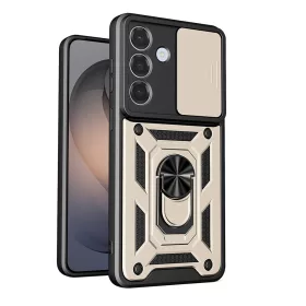   Techsuit - CamShield ütésálló tok - Samsung Galaxy S26 - Arany