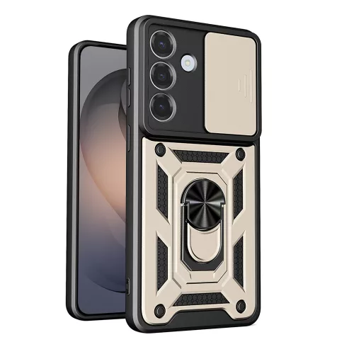 Techsuit - CamShield ütésálló tok - Samsung Galaxy S26 - Arany