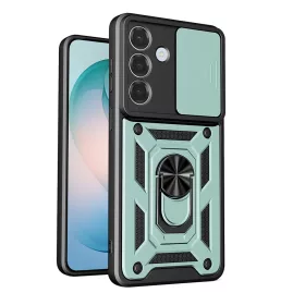   Techsuit - CamShield ütésálló tok - Samsung Galaxy S26 Plus - Zöld