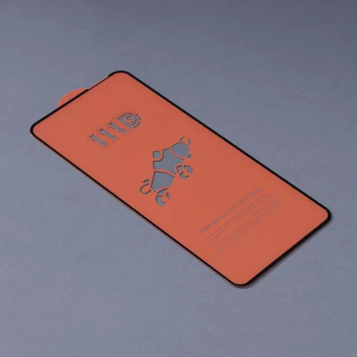 Techsuit - 111D Full Cover / Full Glue üvegfólia - Oppo A54 5G / A74 5G / OnePlus Nord N200 5G - Fekete széllel