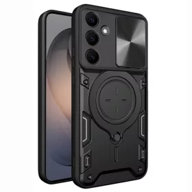   Techsuit - CamGuard Pro tok ütésálló tok - Samsung Galaxy S26 - Fekete