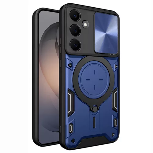Techsuit - CamGuard Pro tok ütésálló tok - Samsung Galaxy S26 - Kék