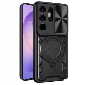   Techsuit - CamGuard Pro tok ütésálló tok - Samsung Galaxy S26 Ultra - Fekete
