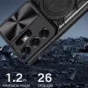 Techsuit - CamGuard Pro ütésálló tok - Samsung Galaxy S26 Ultra - Fekete