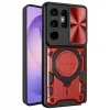 Techsuit - CamGuard Pro tok ütésálló tok - Samsung Galaxy S26 Ultra - Piros