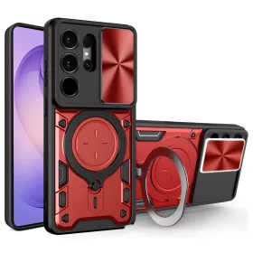   Techsuit - CamGuard Pro ütésálló tok - Samsung Galaxy S26 Ultra - Piros