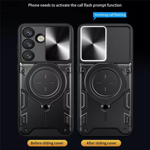 Techsuit - CamGuard Pro ütésálló tok - Samsung Galaxy S26 Plus - Fekete