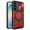 Techsuit - CamGuard Pro tok ütésálló tok - Samsung Galaxy S26 Plus - Piros