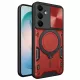 Techsuit - CamGuard Pro tok ütésálló tok - Samsung Galaxy S26 Plus - Piros