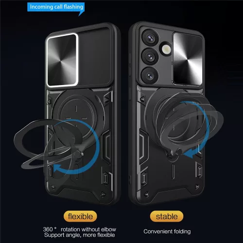 Techsuit - CamGuard Pro ütésálló tok - Samsung Galaxy S26 Plus - Piros