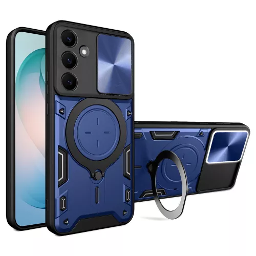 Techsuit - CamGuard Pro ütésálló tok - Samsung Galaxy S26 Plus - Kék