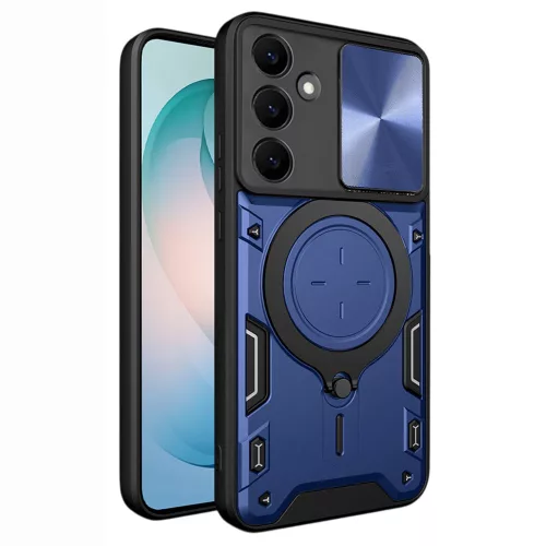Techsuit - CamGuard Pro tok ütésálló tok - Samsung Galaxy S26 Plus - Kék