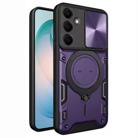   Techsuit - CamGuard Pro tok ütésálló tok - Samsung Galaxy S26 Plus - Lila