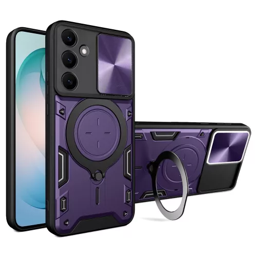 Techsuit - CamGuard Pro ütésálló tok - Samsung Galaxy S26 Plus - Lila