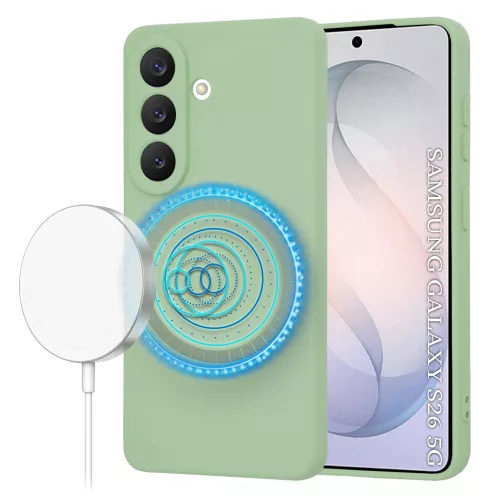 Techsuit - SoftFlex MagSafe tok - Samsung Galaxy S26 - Mentazöld