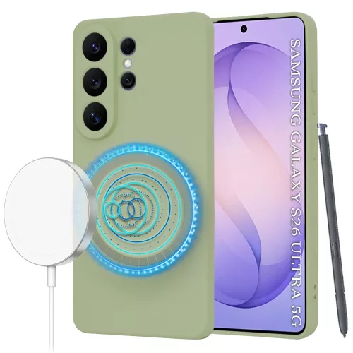 Techsuit - SoftFlex MagSafe tok - Samsung Galaxy S26 Ultra - Matcha zöld