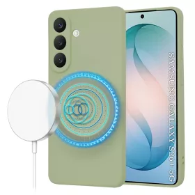   Techsuit - SoftFlex MagSafe tok - Samsung Galaxy S26 Plus - Matcha zöld