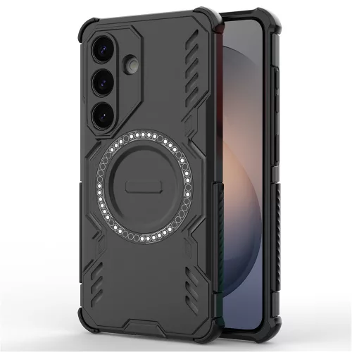 Techsuit - ArmorMag ütésálló tok - Samsung Galaxy S26 - Fekete